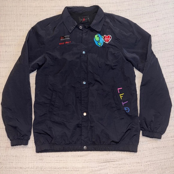 Jordan Brand Other - Jordan Russell Westbrook Why Not? Coaches Jacket Black Mens Small